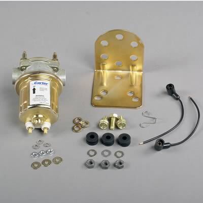 Carter Universal Marine Rotary Vane Electric Fuel Pump 4 - 6 psi # P4389
