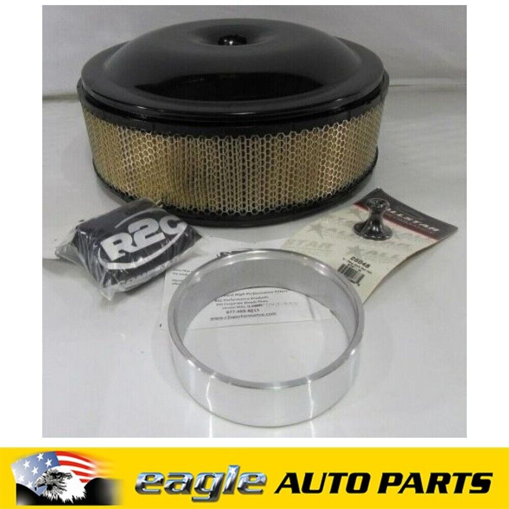 Chev Universal Circle Track 14 x 4 Air Cleaner Package # PAC-10522AP