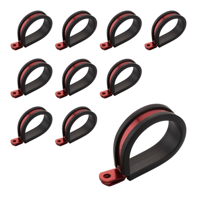 Proflow Cushioned Hose Mounting P-Clamp 9.5mm Suit 3/8 tube 10 Pack PFE158-06R