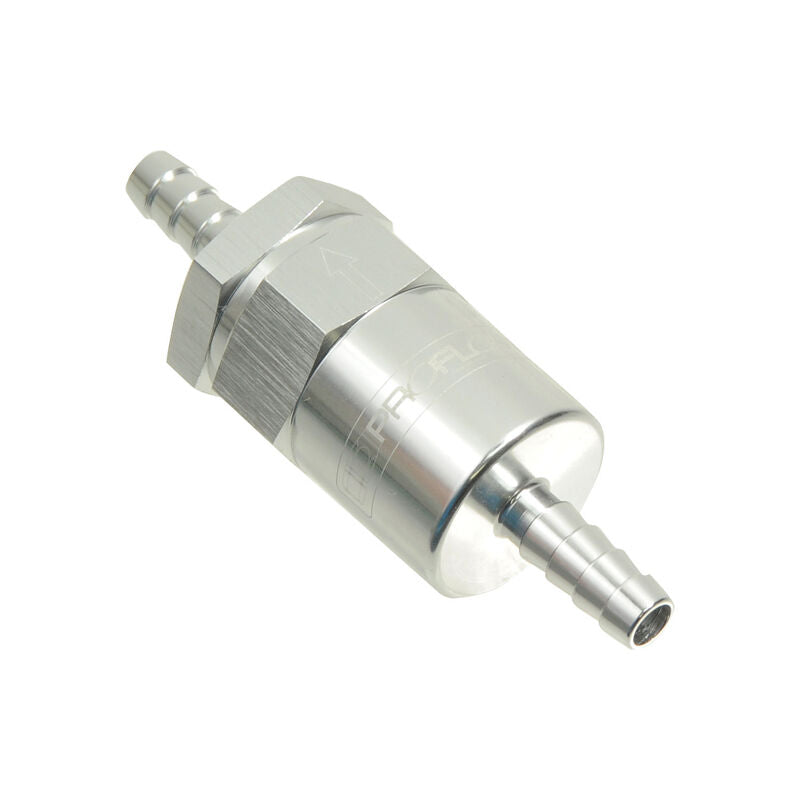 Proflow Billet Inline Aluminium Fuel Filter 3/8in 30 Micron # PFE610-06P