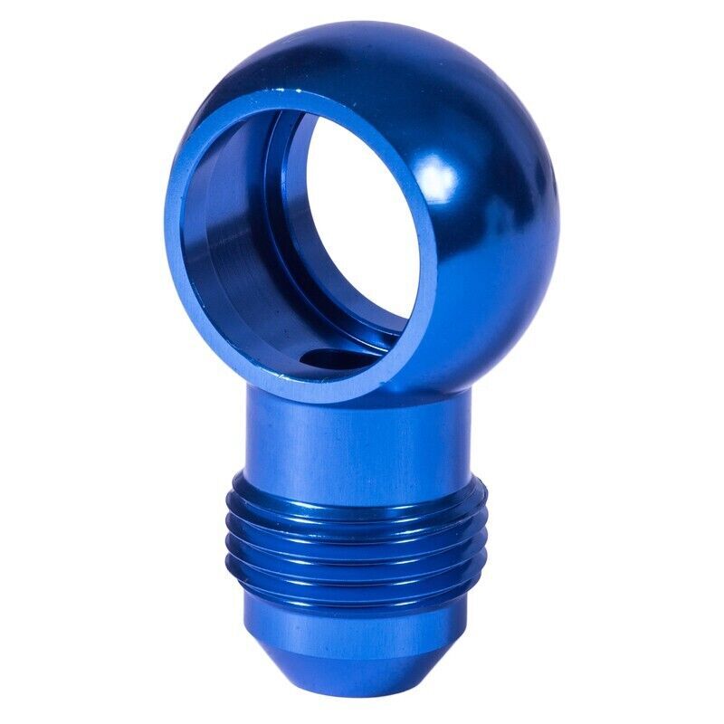 Proflow Fitting Banjo to Hose End 14mm To -06AN, Blue # PFE720-06