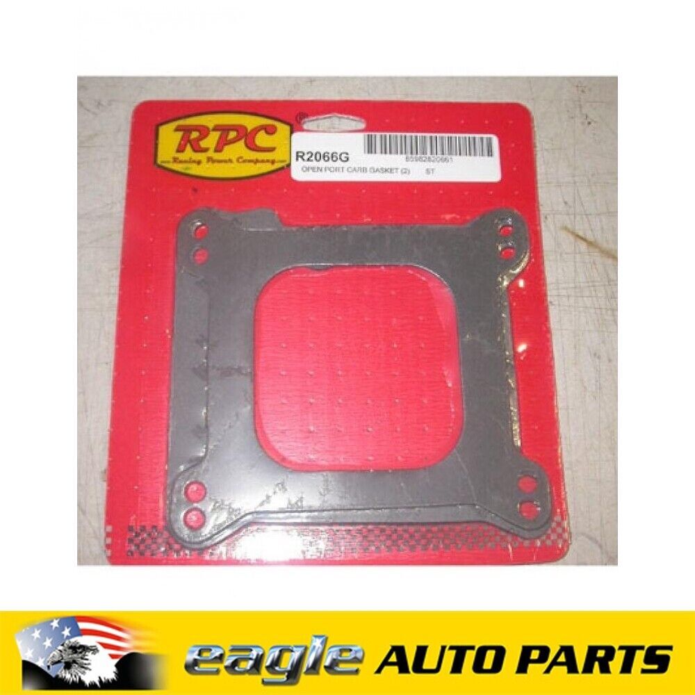 RPC Carburetor Base Gasket  HOLLEY & QUAD OPEN PORT GASKET  # R2066G