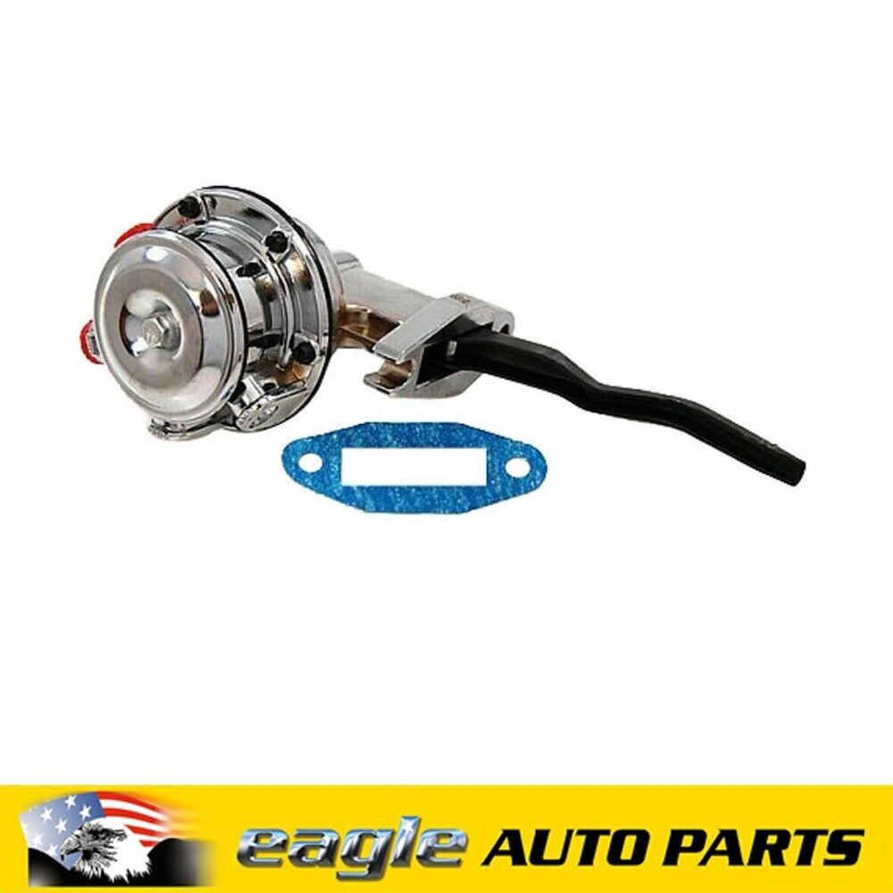 RPC Ford V8 302 351 Cleveland Fuel Pump 8GPH - 8PSI Chrome # R2306C