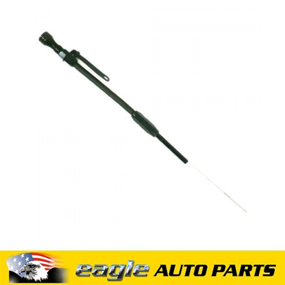 Chev 350 Engine Dipstick & Tube 1980 Onwards Aluminum Braided Flexible # R5001BK