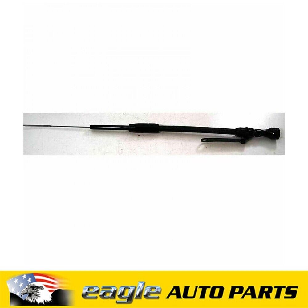Chev 350 Aluminum Black Braided Flexible Dipstick &Tube.Pre 1979 # R5002BK