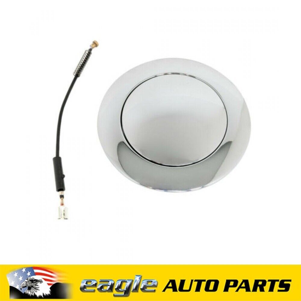 RPC Chrome Aluminum GM 1967 - 1994 Horn Button - Plain # R5600C