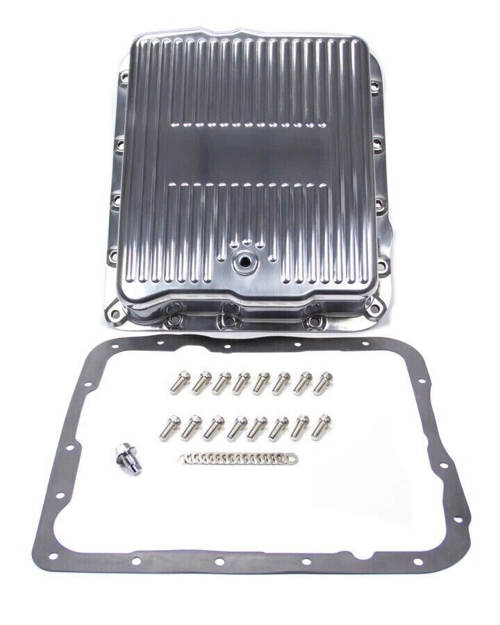 RPC CHEV TURBO 700 / 4L60 POLISHED ALUMINIUM TRANSMISSION PAN # R8493