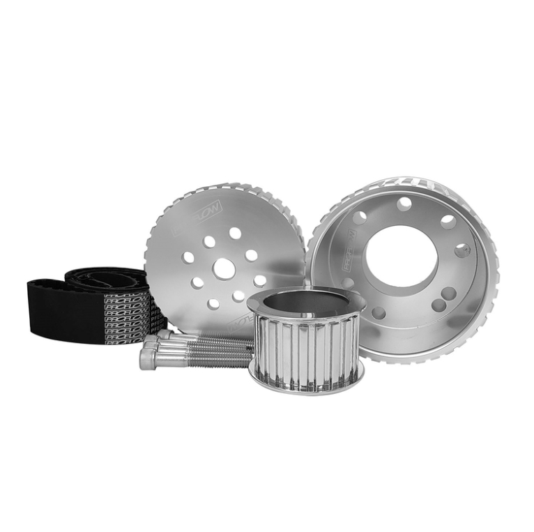 CHEV 350 383 LWP POLISHED GILMER BELT DRIVE KIT WITHOUT P/S # R8711