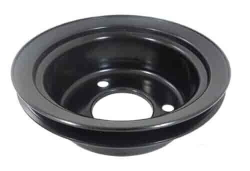 FORD 289 302 WINDSOR BLACK SINGLE GROOVE PULLEY LOWER 1965 - 1966 # R8971B