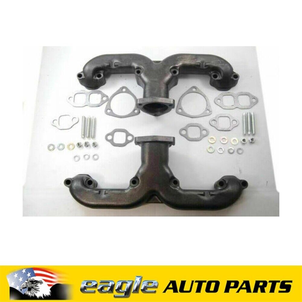 RPC Chev 350 Rams Horn Style Exhaust Manifolds 1955 1956 1957  # R900