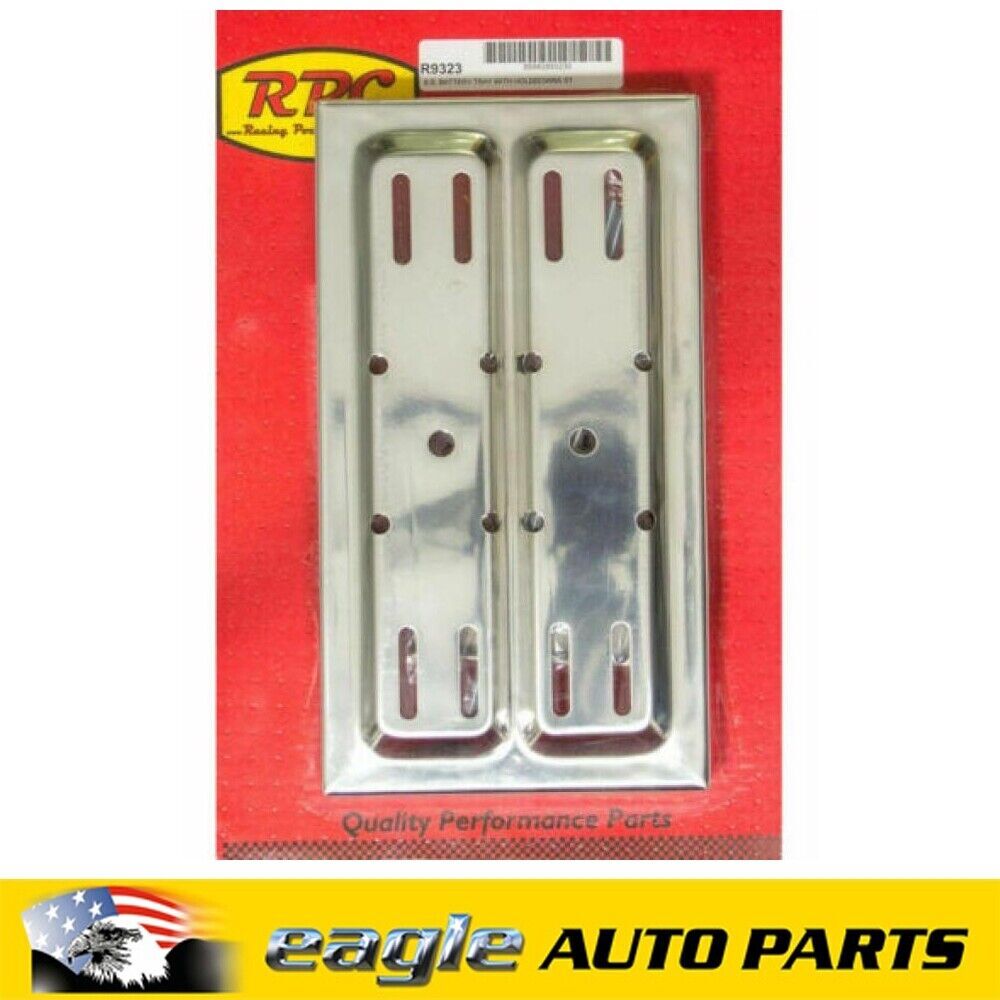 Universal Stainless Steel Battery Tray (Includes Hold Downs) # R9323