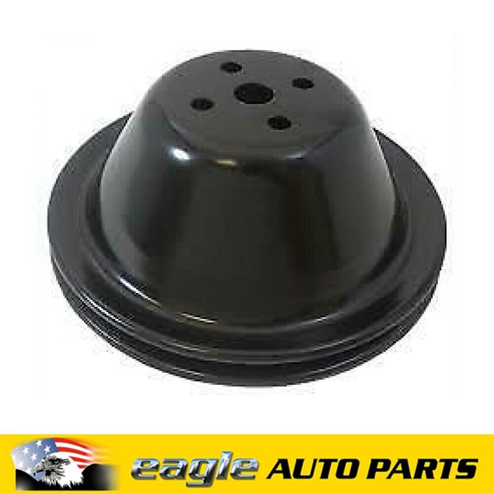 RPC CHEV 350 SMALL BLOCK BLACK SINGLE UPPER PULLEY SWP # R9600BK