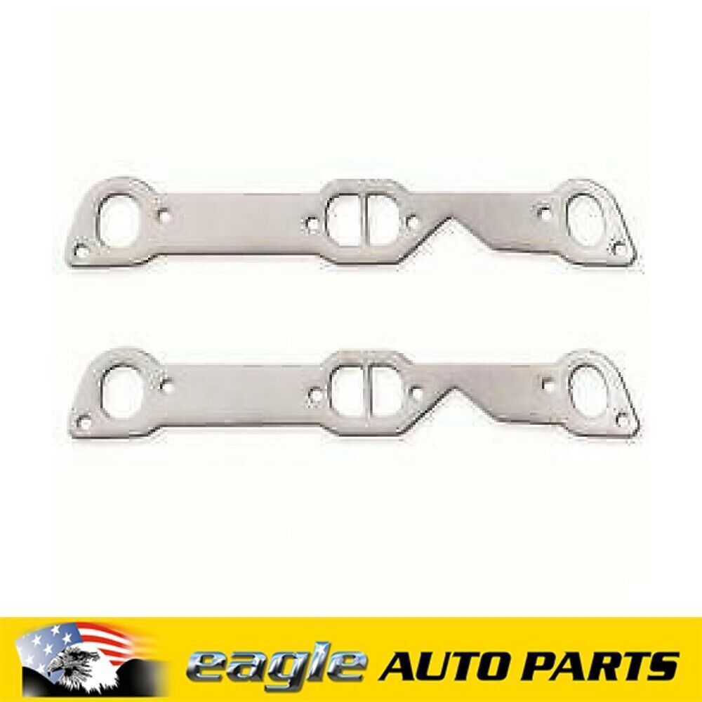 Remflex Exhaust Header Gaskets, Graphite, D-port, Pontiac V8, Pair # REM12-001