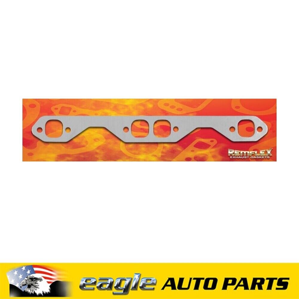 Chev 350 Small Block Stock Port Remflex Exhaust Gasket Set 1955 - 2000 # REM2006