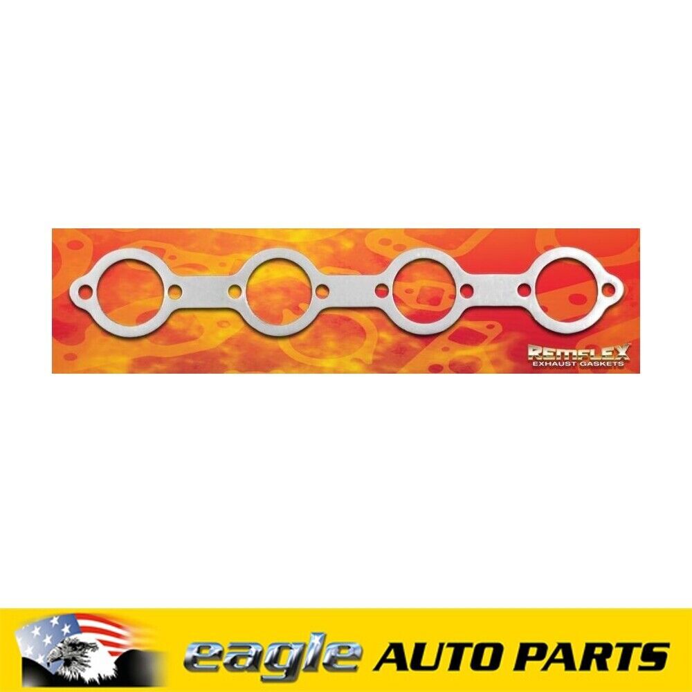 Remflex Exhaust Manifold Gaskets GM Chev V8 Splayed Valve Cylinder Head REM2026