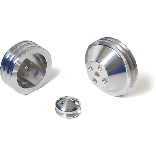 Chev 350 CVF 2 Row Top & 3 Row Lower Pulley Kit To Suit LWP # SBCL23KIT