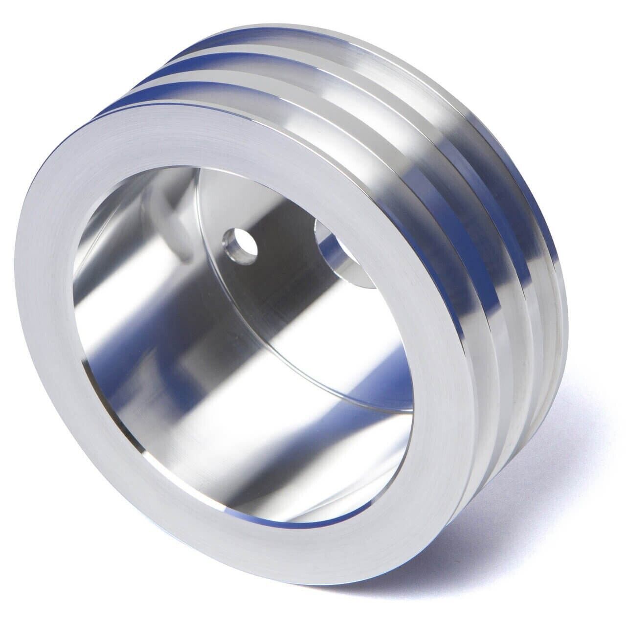 Chev 283 327 350 CVF Racing Billet Triple Lower Crank Pulley Suit LWP # SBCL3CR