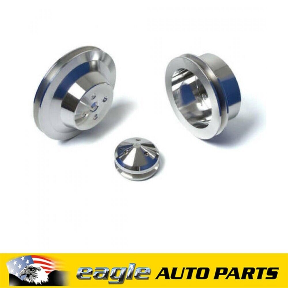 Ford 302 - 351 Windsor & Cleveland Single Row V Belt Pulley Kit # SBFL1KIT-HF