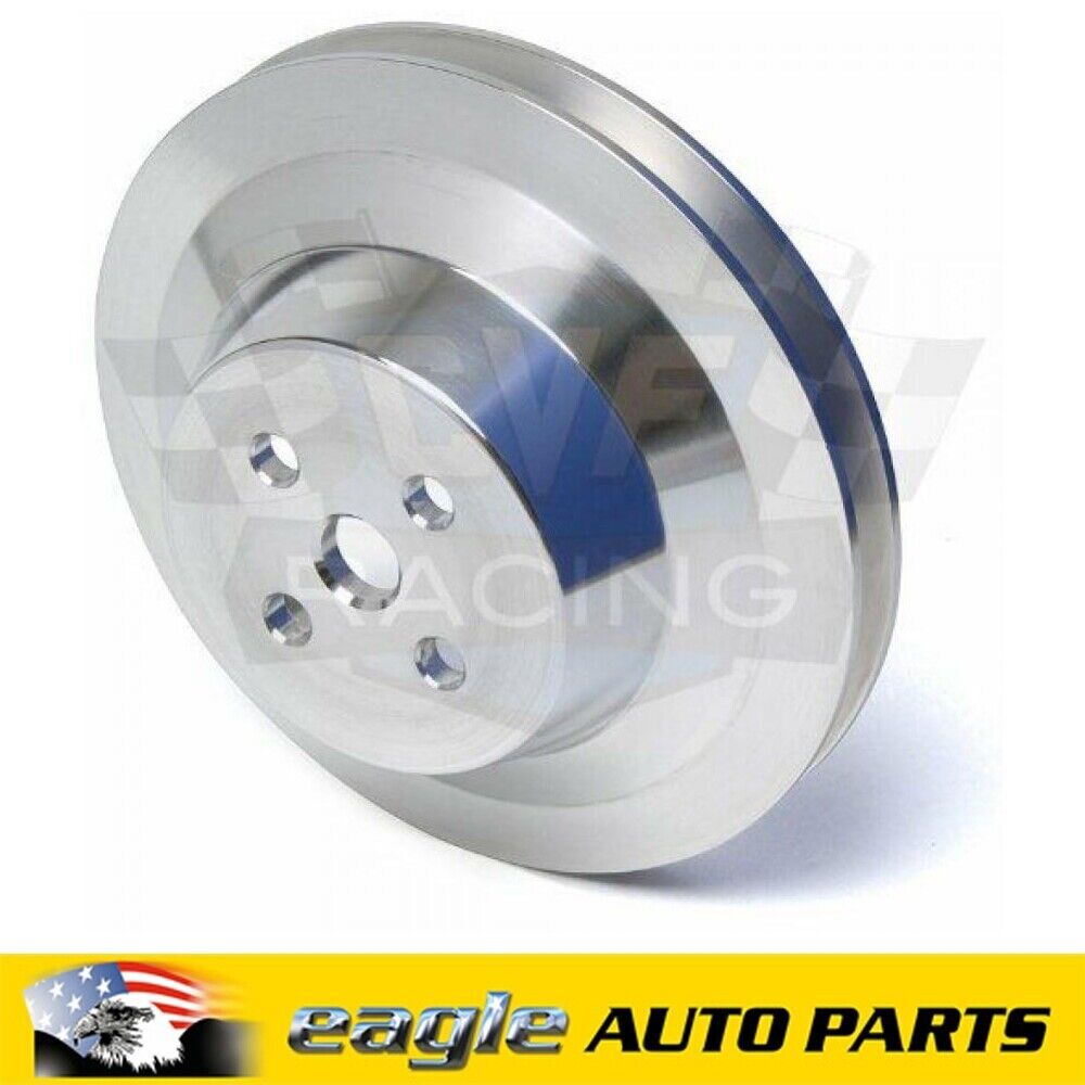 Ford 302W 351W CVF Racing Billet 1 Row Underdrive Water Pump Pulley # SBFL1WP-A