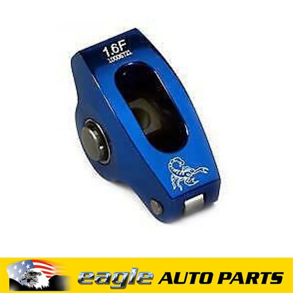 Chev 350 SBC 1.6 Ratio 7/16" Stud Scorpion Race Series Roller Rockers # SCP1003