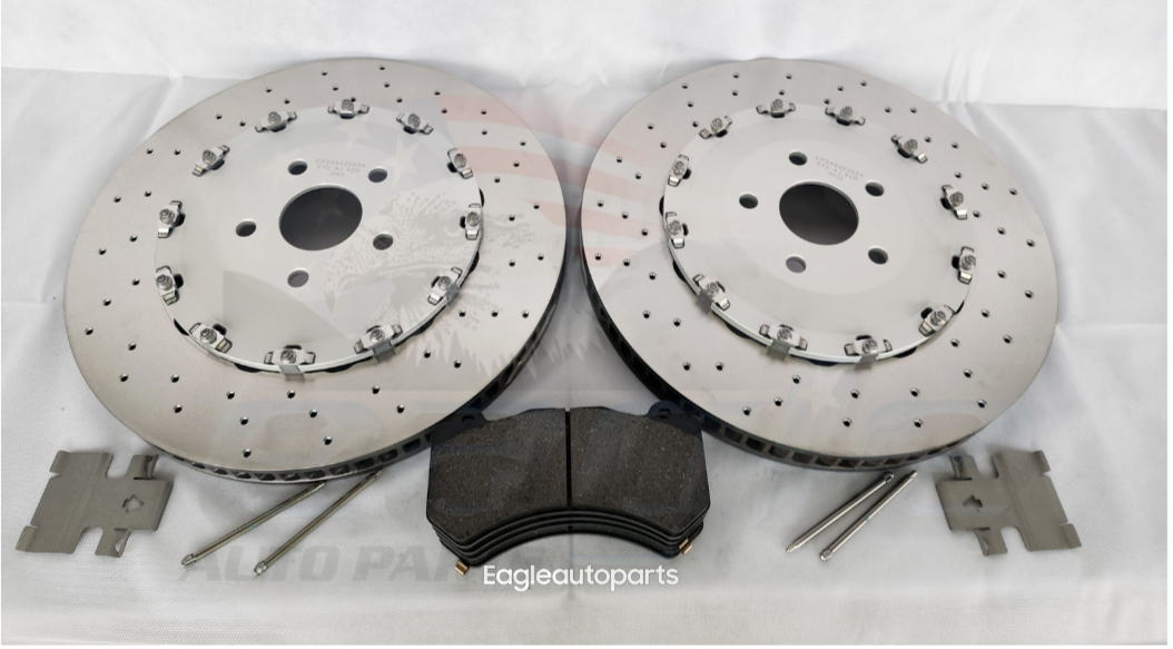 HSV VF GTSR & W1 6-Pot Front Disc Brake Rotors & Brake Pad Kit Genuine # SPZ-300317