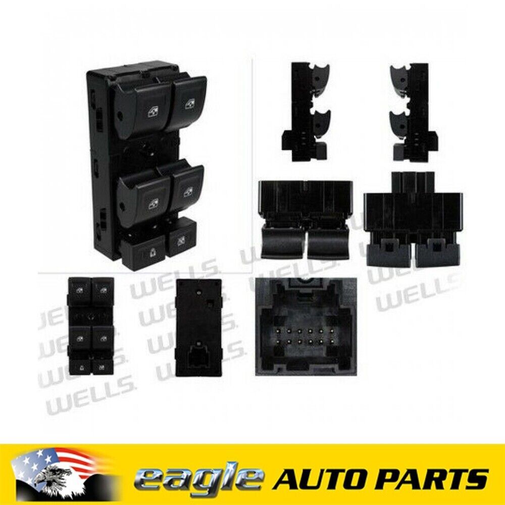 Wells Door Window Master Switch 2014 - 2016 Chev GMC Trucks Various # SW10988