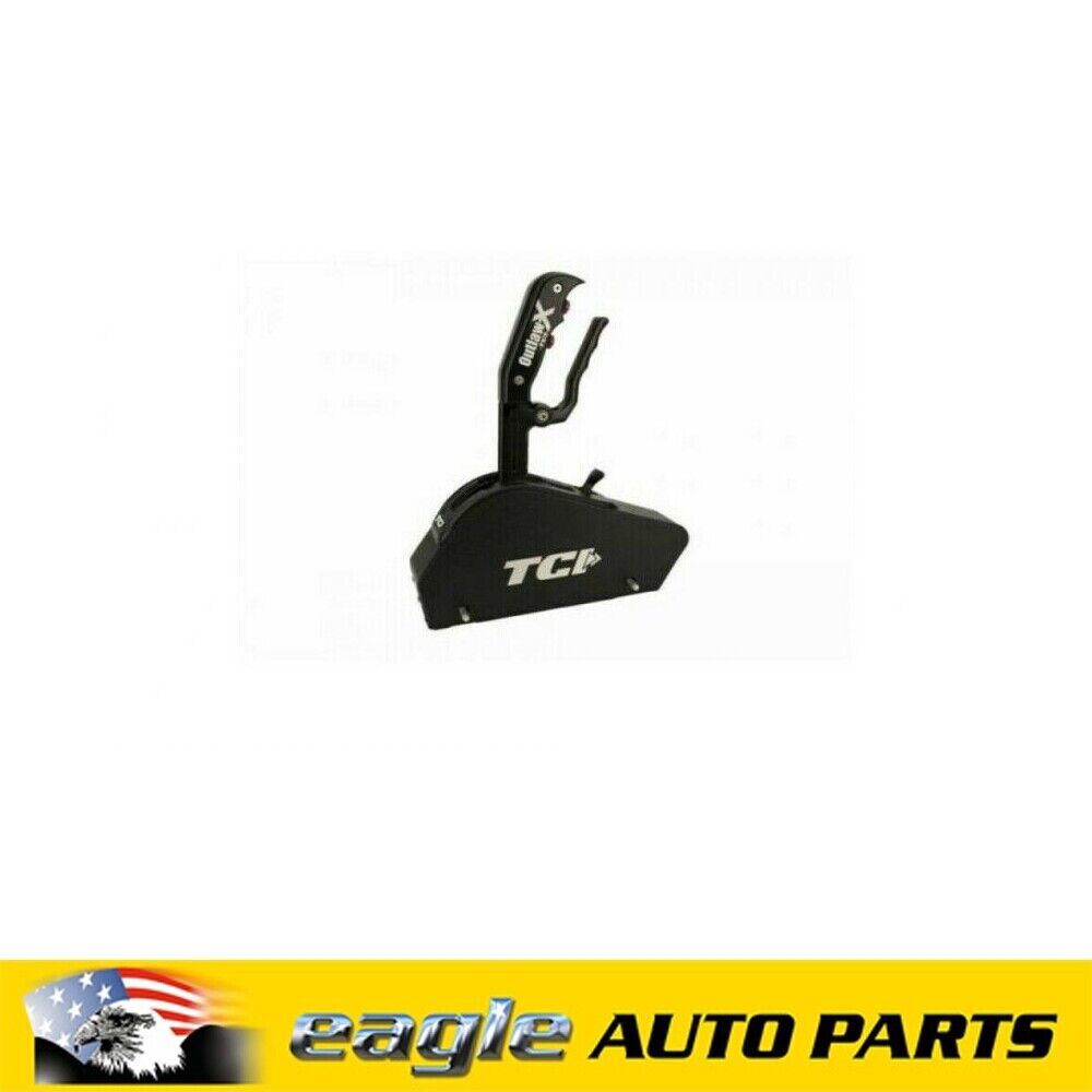 TCI Transmission Shifter Outlaw-X Blackout GM Powerglide w/ Buttons TCI630001BL