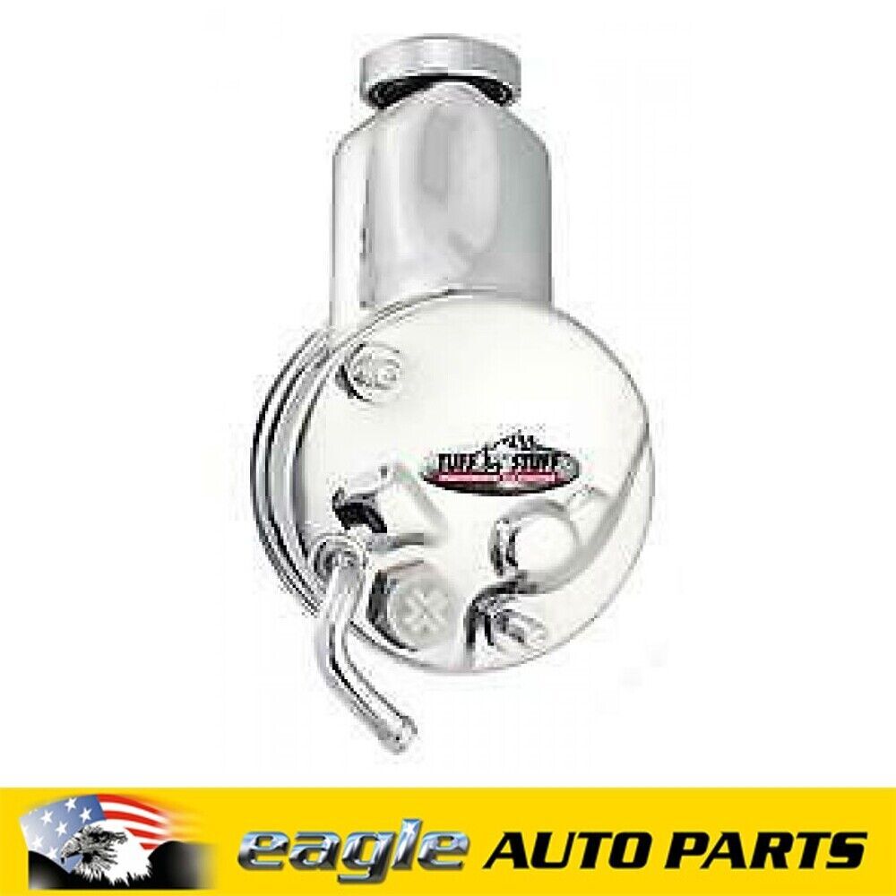 Tuff Stuff Saginaw Power Steering Pump Chrome 65 - 74 Early GM Chev # TUFF-6199A