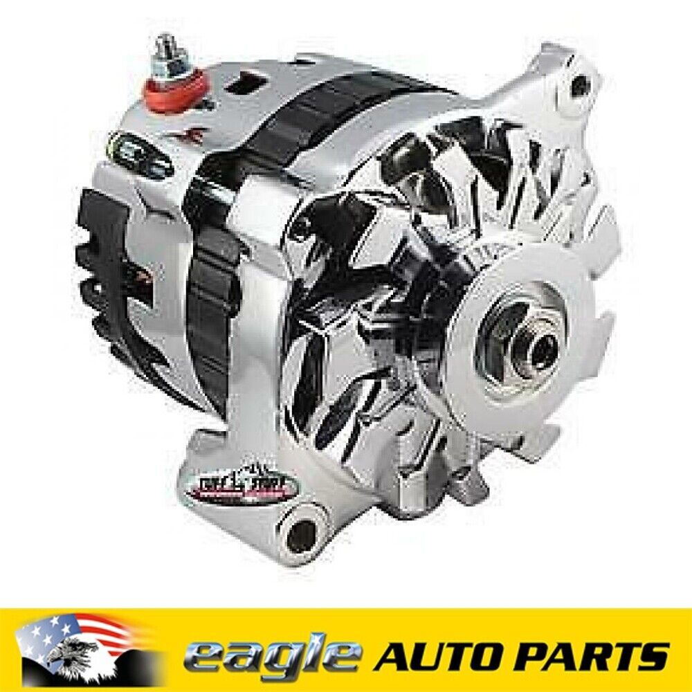 Tuff Stuff Performance Mini Alternator Chev GM 80amp Polished # TUFF-7937APST