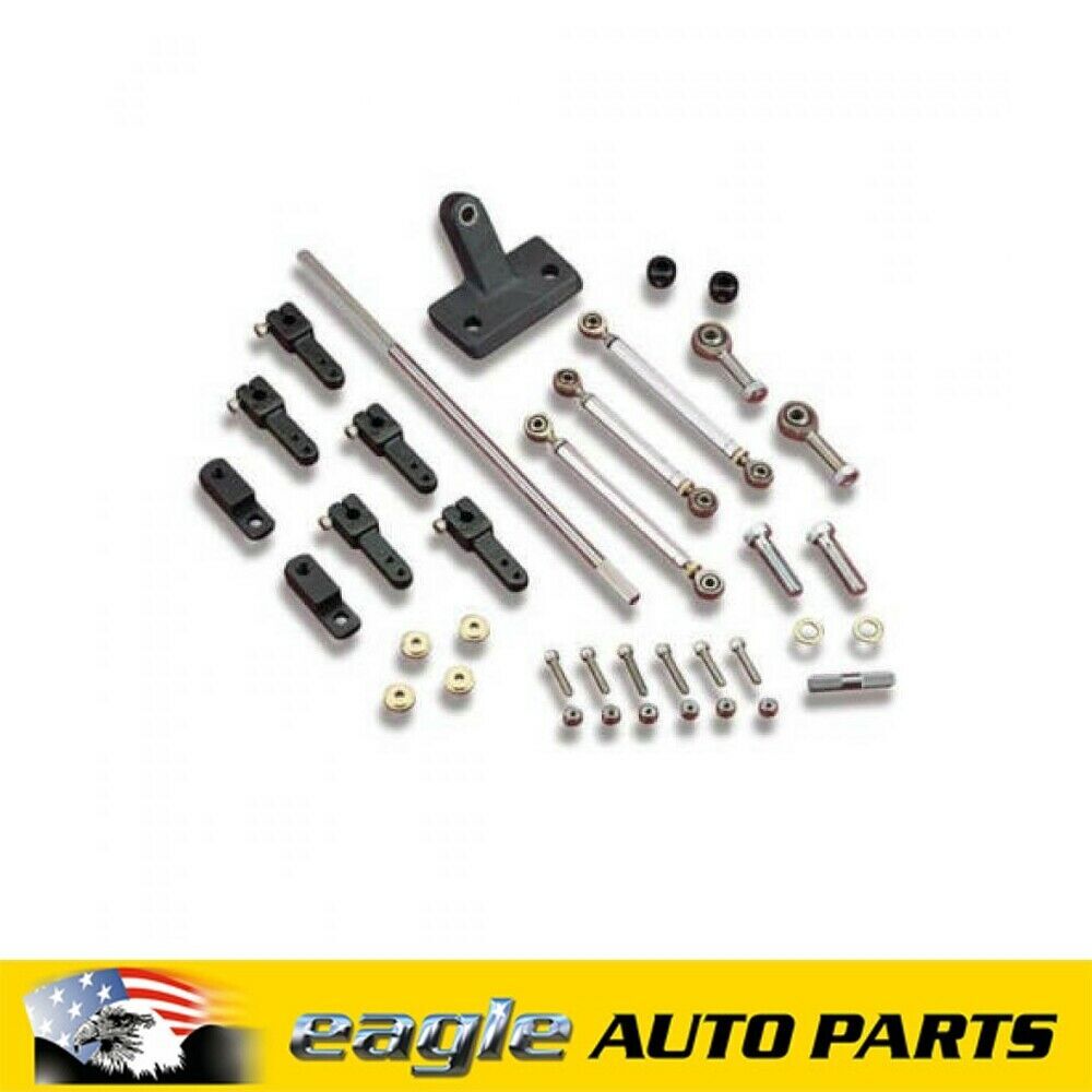 Weiand Hi-Ram Carburetor Side Mount Linkage Kit Suit Chev Small Block # WEI-4021