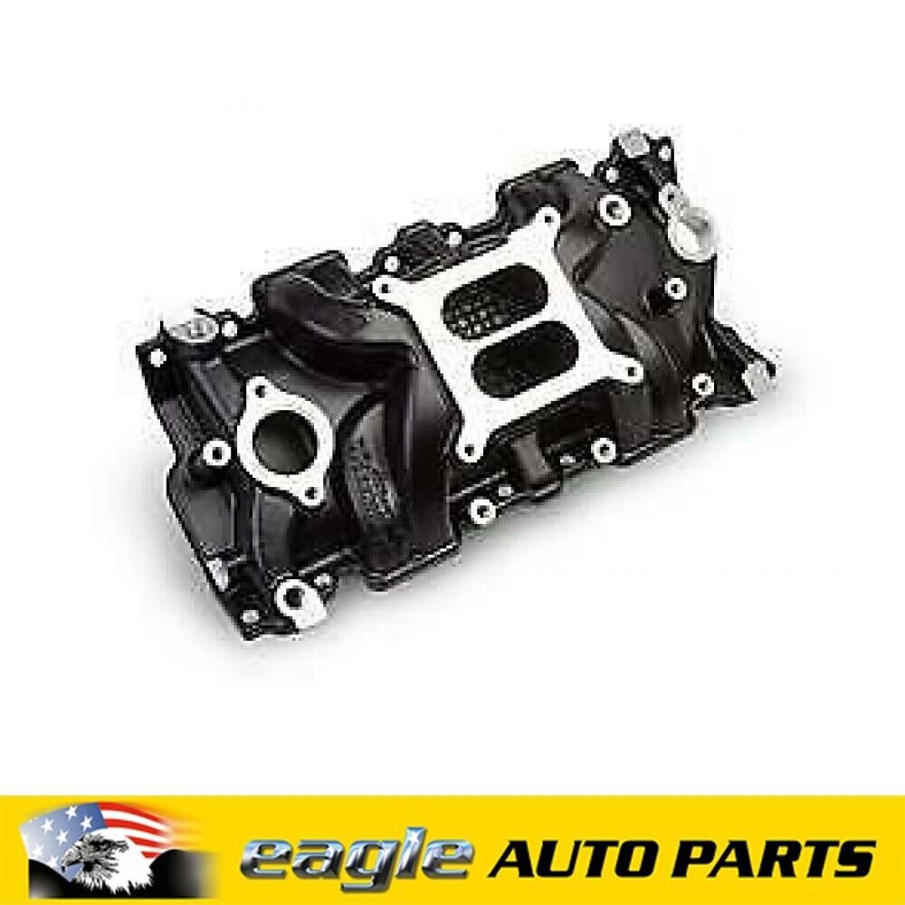 Weiand Intake Manifold, Street Warrior, Dual Plane Chev 350 # WEI8120BK