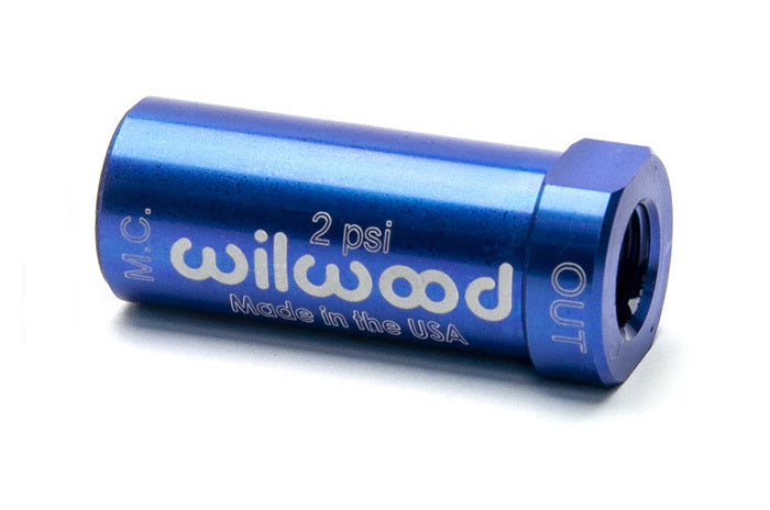 WILWOOD BLUE 2PSI RESIDUAL PRESSURE VALVE # WIL260-13706