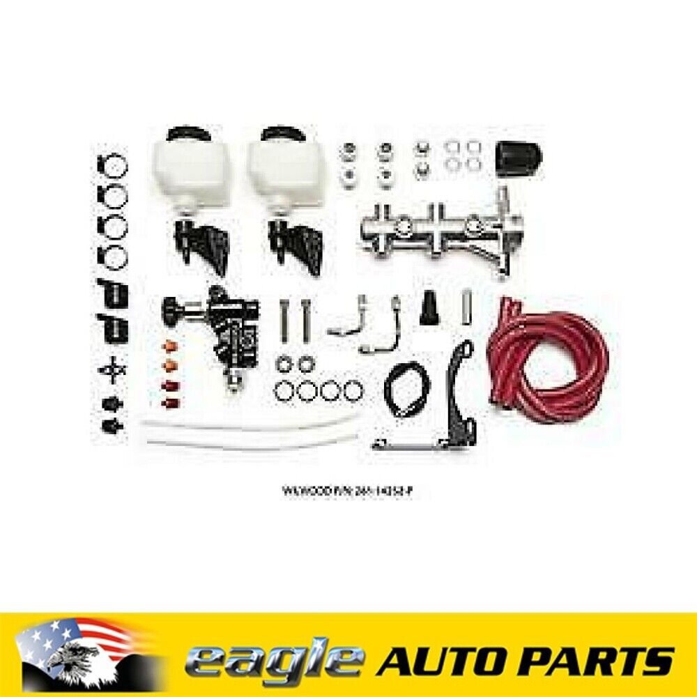 Wilwood Compact Remote Tandem Brake Master Cylinder Kit 1.1/8" # WIL261-14252-P