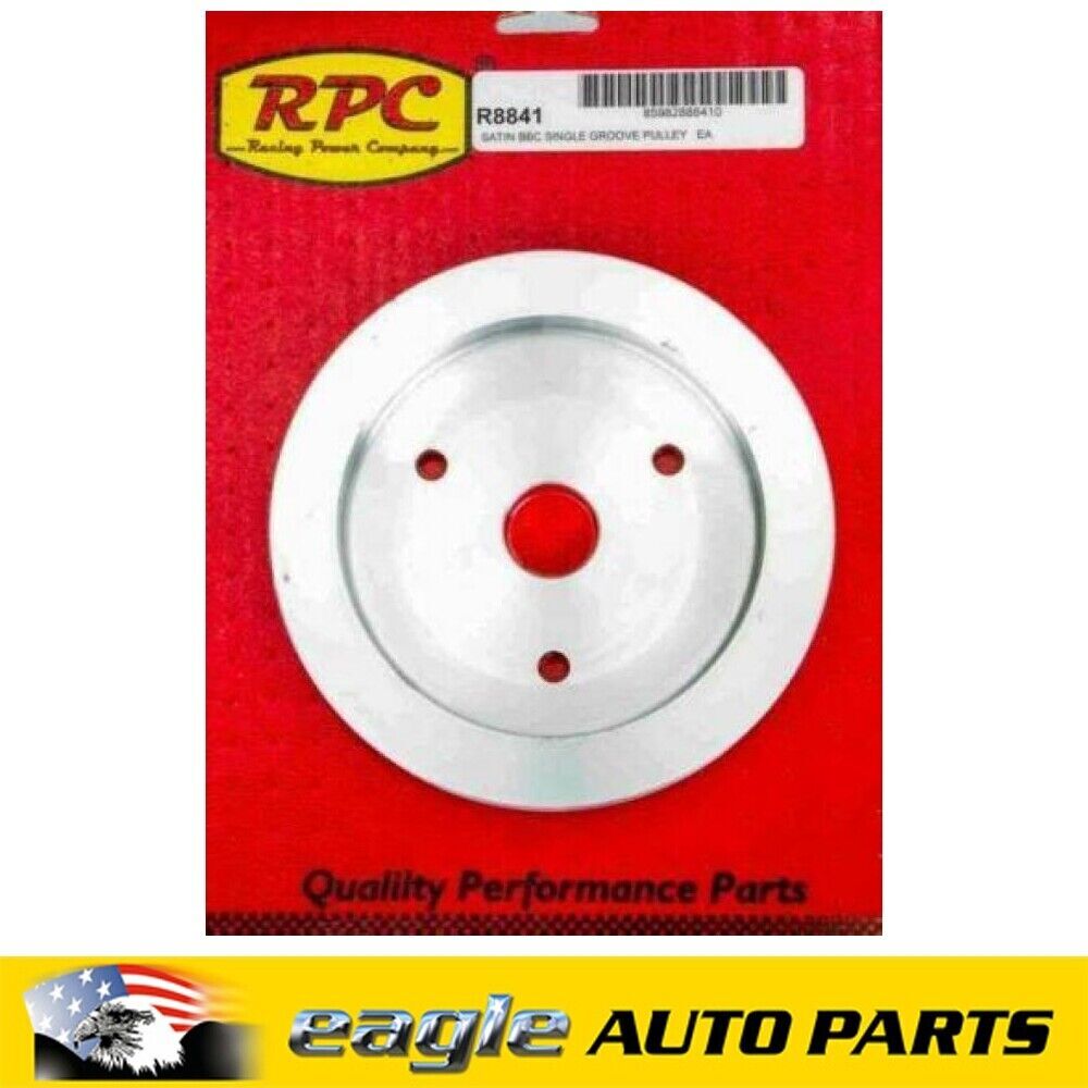 CHEV 396 - 454 V8 POLISHED ALLOY LOWER SINGLE CRANKSHAFT PULLEY SWP  # 8841P