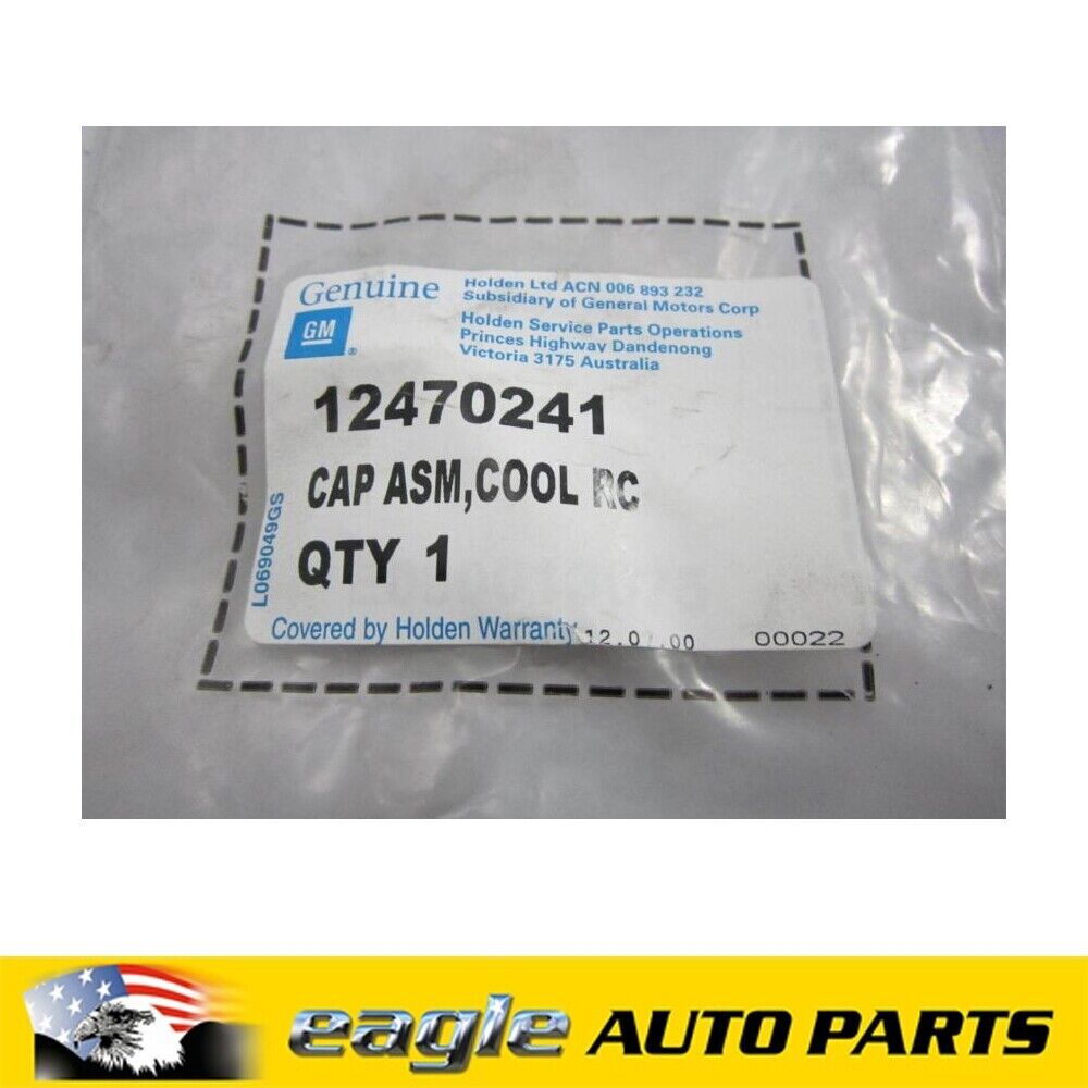 HOLDEN SUBURBAN K1500 1998 - 2000 5.7L COOLANT RECOVERY BOTTLE CAP   # 12470241