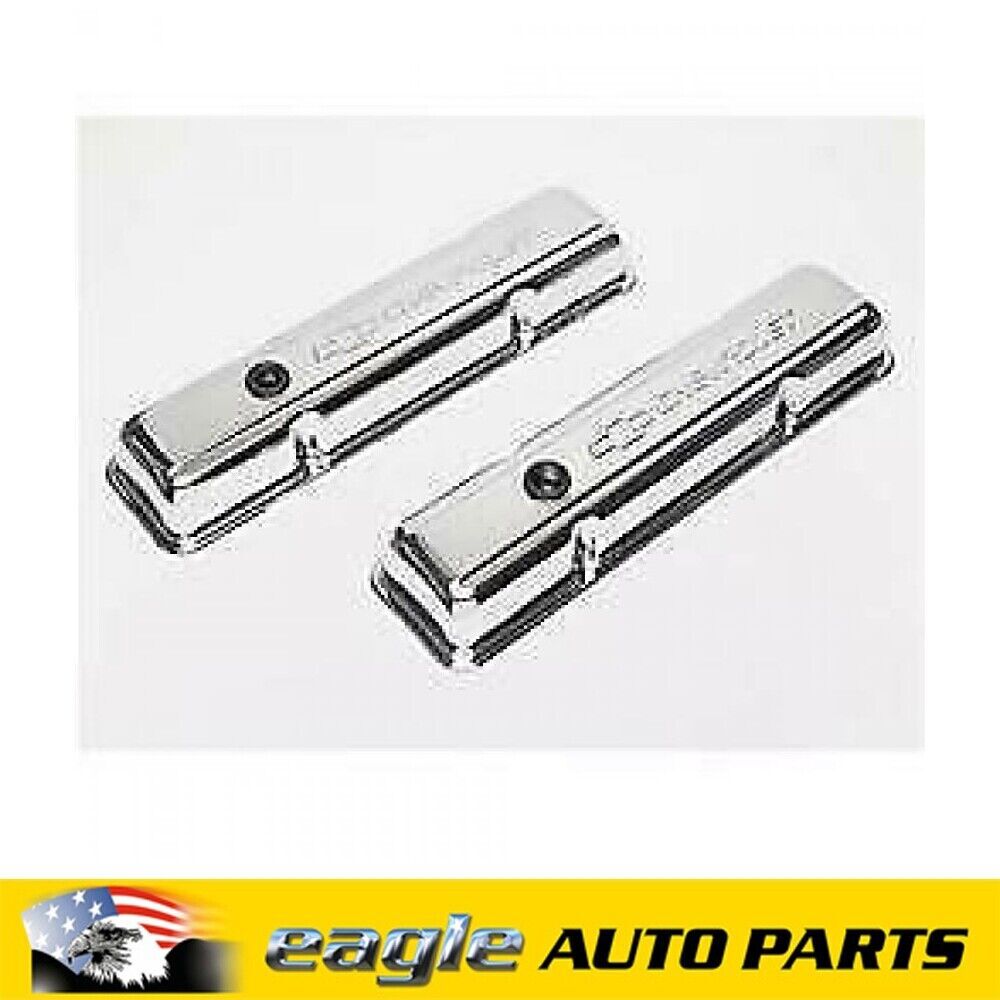 Chev 350 Proform Stamped Steel Chevrolet Rocker Covers # 141-102 ...