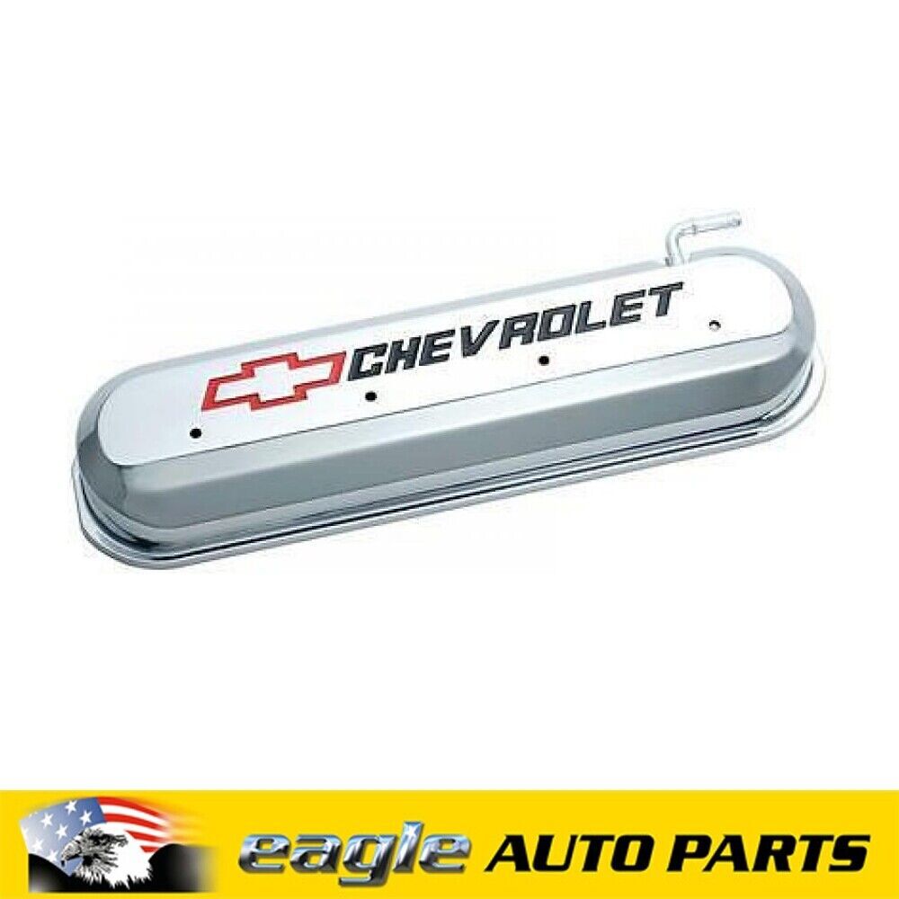 Chev LS Series Valve Covers Cast Aluminum Chrome # 141-265