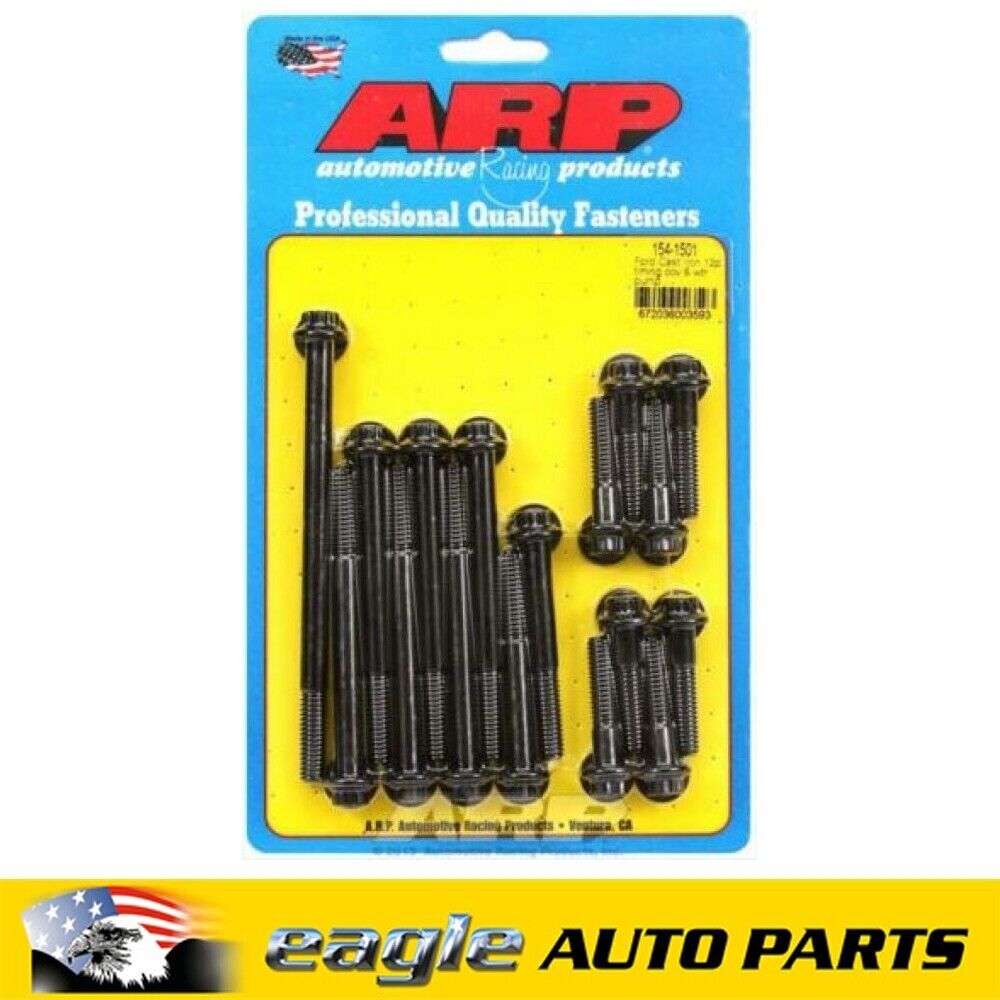 Ford 289 302 Windsor ARP Timing Cover & Cast Iron Water Pump Bolt Kit