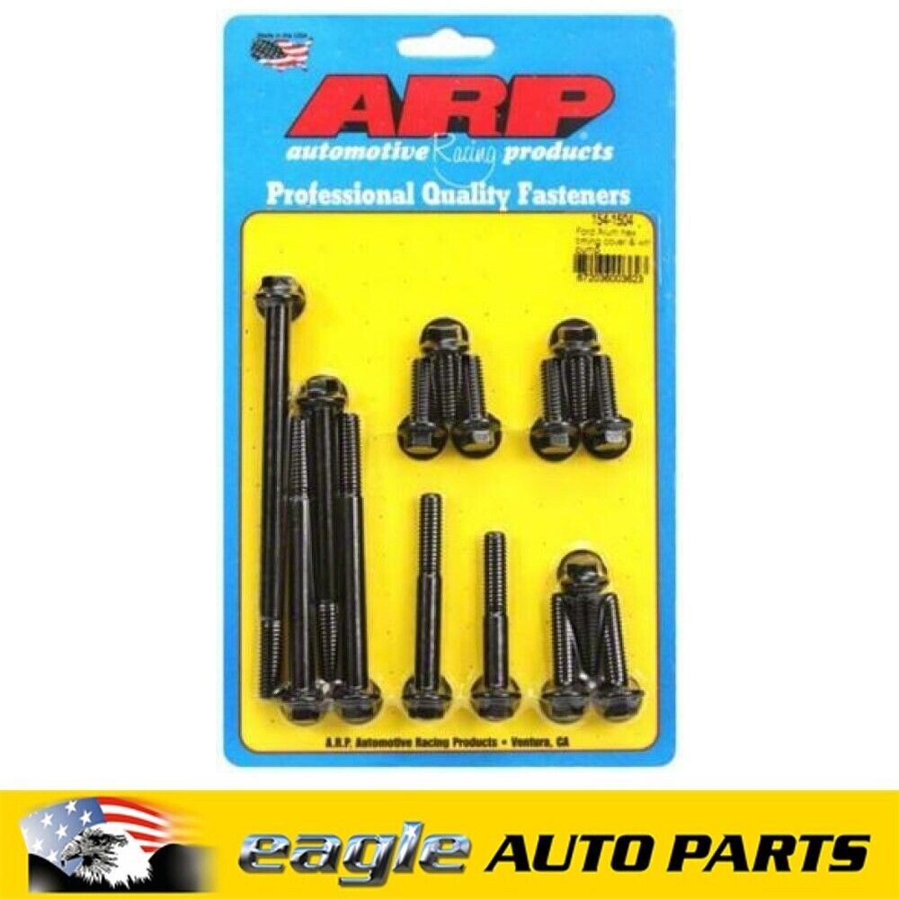 Ford 289 302 Windsor ARP Timing Cover & Water Pump Bolt Kit # 154-1504