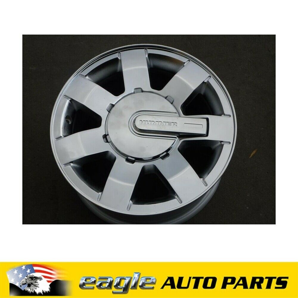 HUMMER 16 X 7.5 H3 GENUINE GM CHROME ALLOY MAG WHEEL & CAP  # 17802996x4