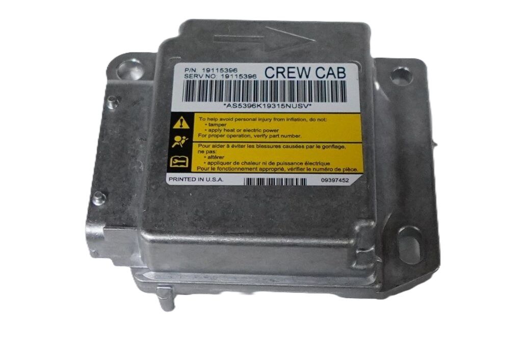 CHEV SILVERADO CREW CAB 2006 - 2007 AIRBAG CONTROL MODULE # 19115396