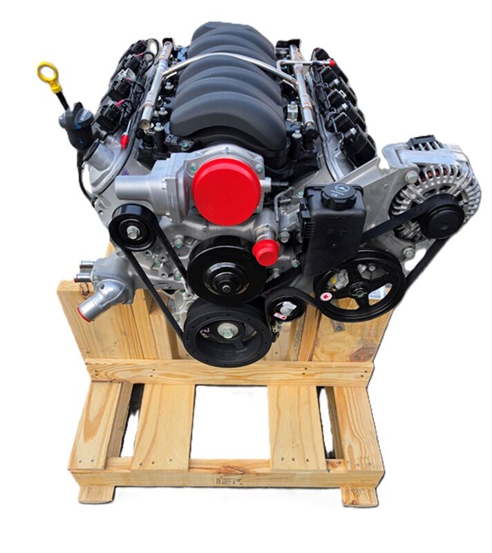 CHEV LS3 495HP 6.2L CRATE ENGINE WITH HOT CAM KIT & P/S & ALT Serpentine Kit