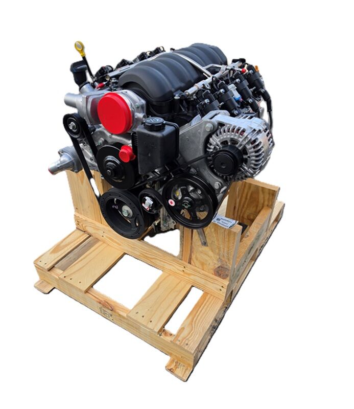 CHEV LS3 495HP 6.2L CRATE ENGINE WITH HOT CAM KIT & P/S & ALT Serpentine Kit