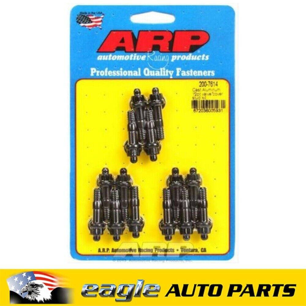 ARP Valve Cover Stud Kit Black Oxide 12Point 2007614 — Eagle Auto Parts
