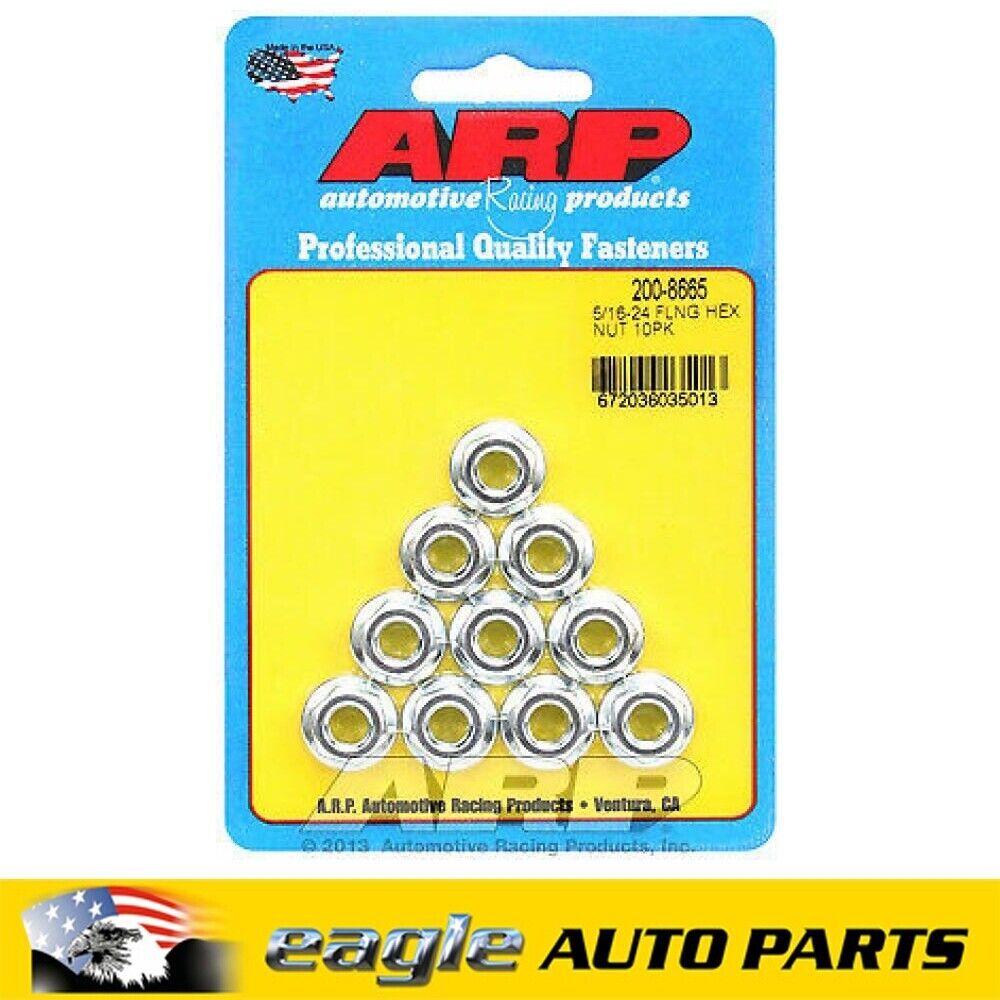 ARP Hex Nuts 5/16-24 CHEV FORD HOLDEN CAMARO # 200-8665 — Eagle Auto Parts