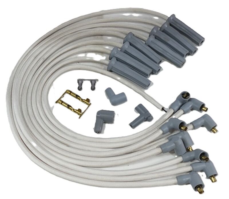 Ford 289 302 Windsor Magstar Braided Spark Plug Leads Points Dist # 24-7211-S