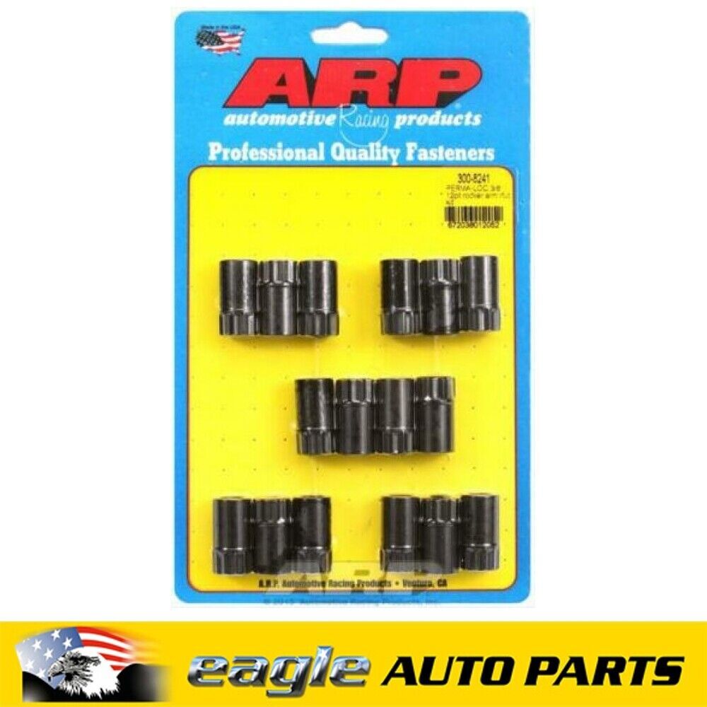 ARP 3/8" Posilocs / Rocker Arm Adjusters Nut Kit Stamped Steel Rocker # 300-8241
