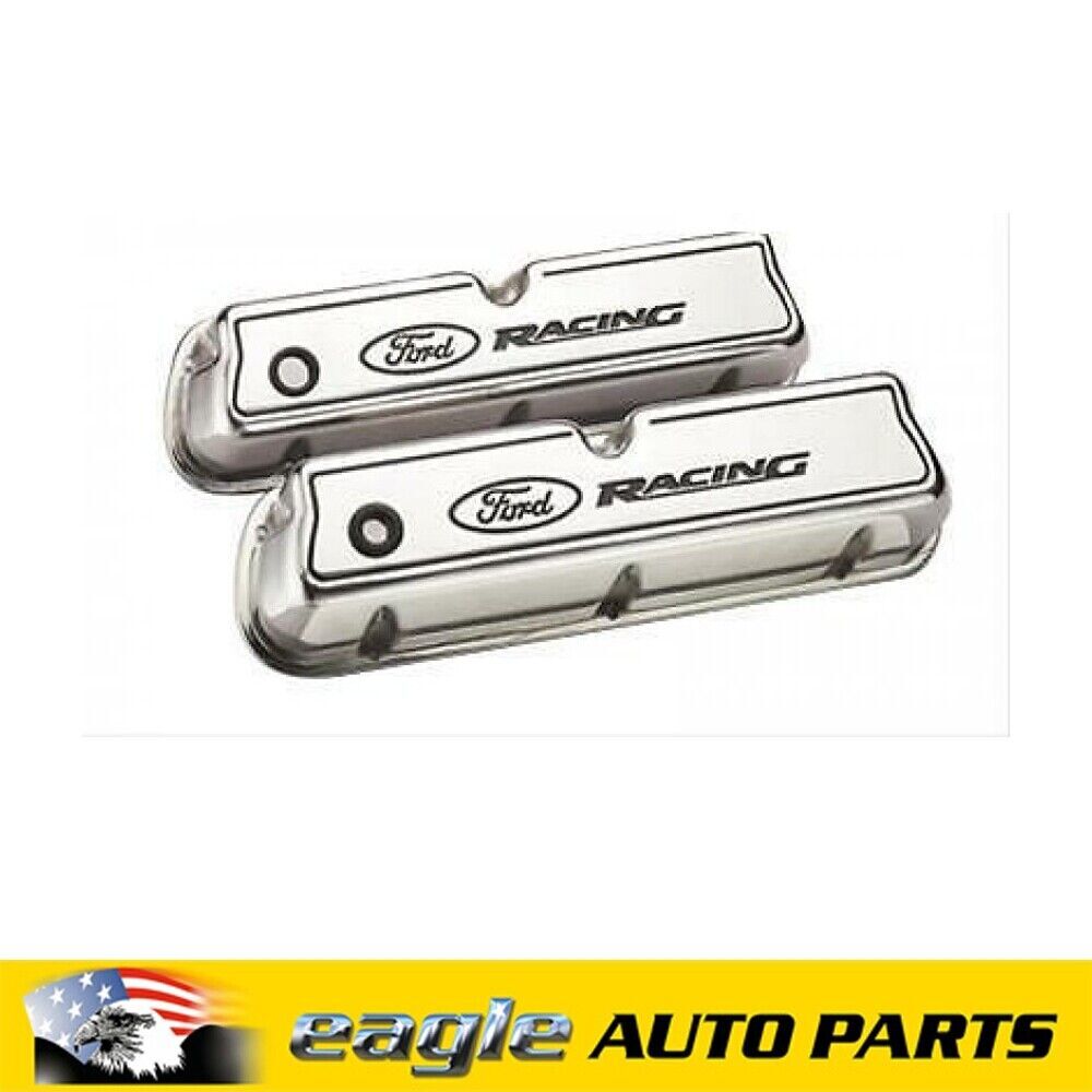 Ford Racing 289 302 351 Windsor Licensed Aluminum Valve Covers # 302-001