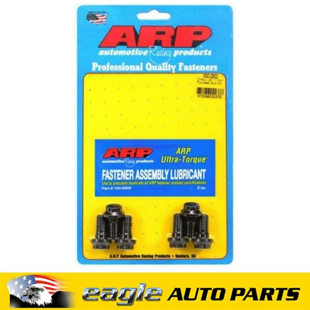 ARP Pro Series Flywheel Bolt Kit 12pt 11mm Black oxide LS Series # 330-2802