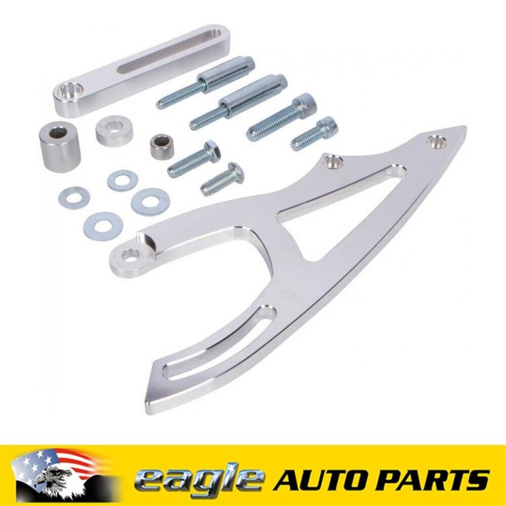 Ford 351C CVF Billet Power Steer Bracket Suit Elec Water Pump  # 351C-PSBRKT-EWP